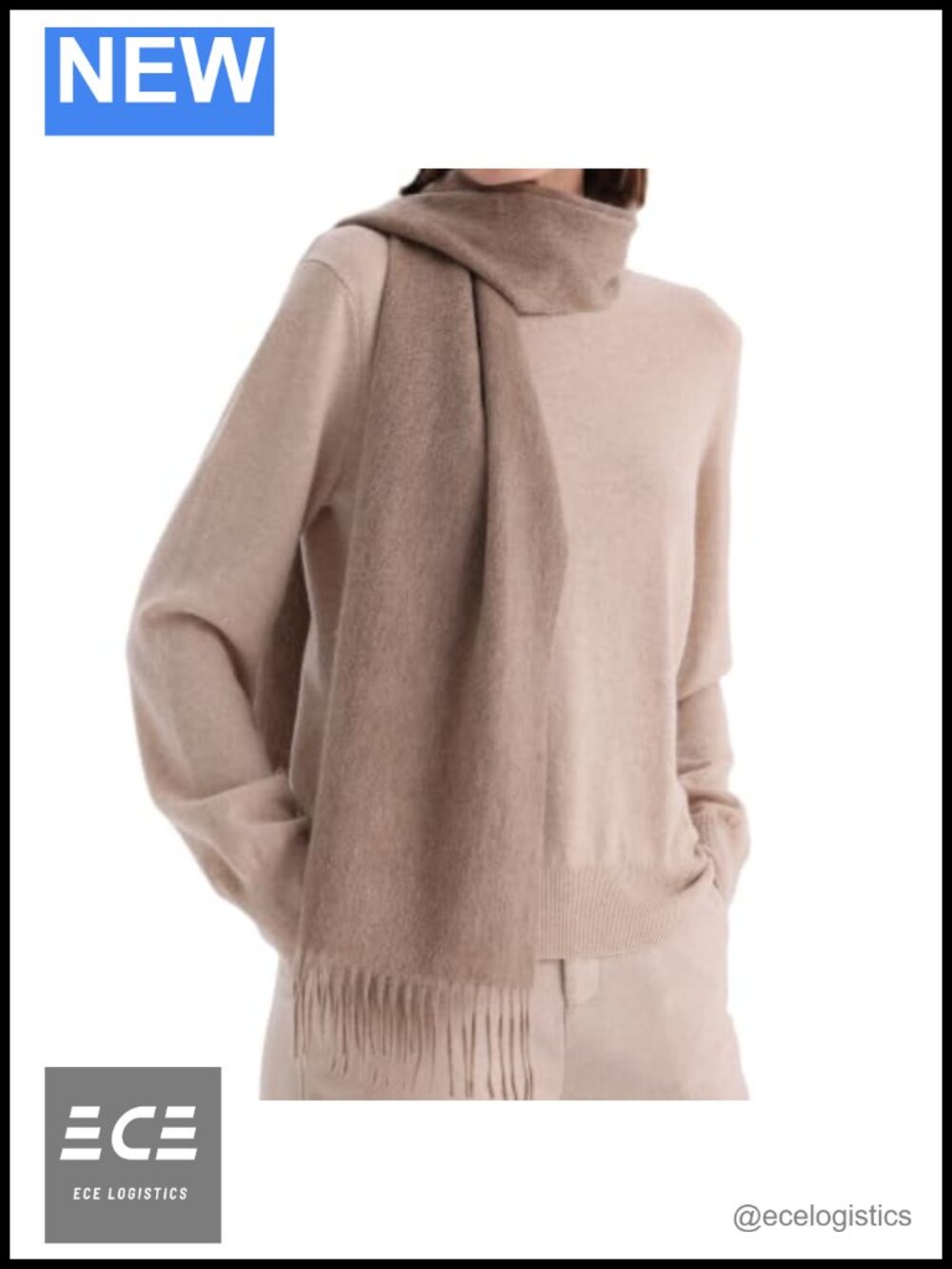 100% Pure Cashmere Scarf Unisex Warm Winter Wrap Lightweight